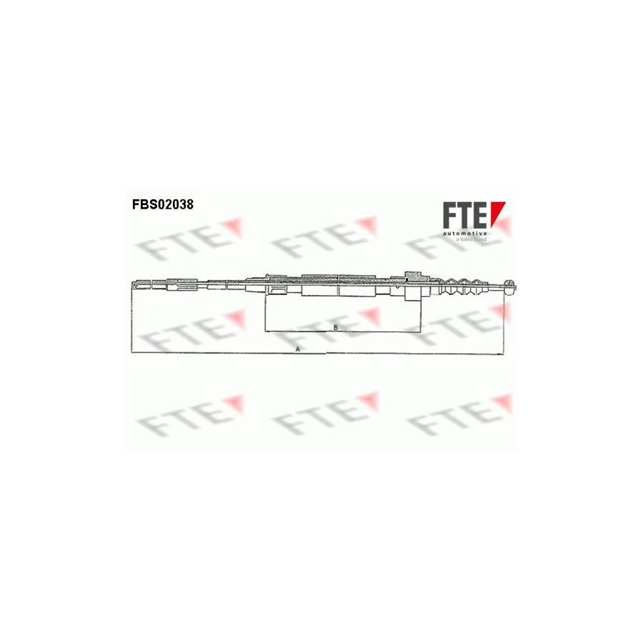 FTE 9250045 Hand Brake Cable