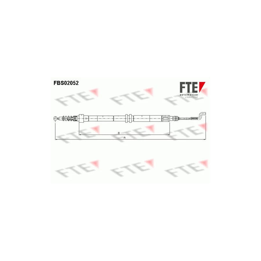 FTE 9250055 Hand Brake Cable for VW Transporter
