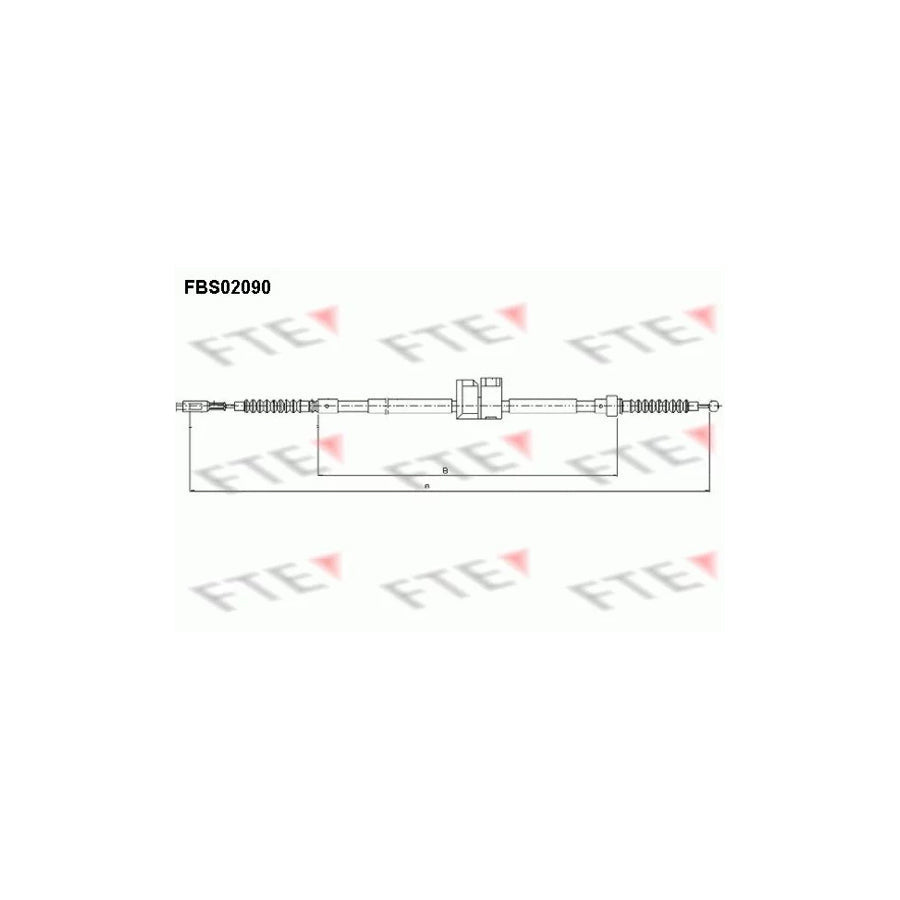 FTE 9250090 Hand Brake Cable