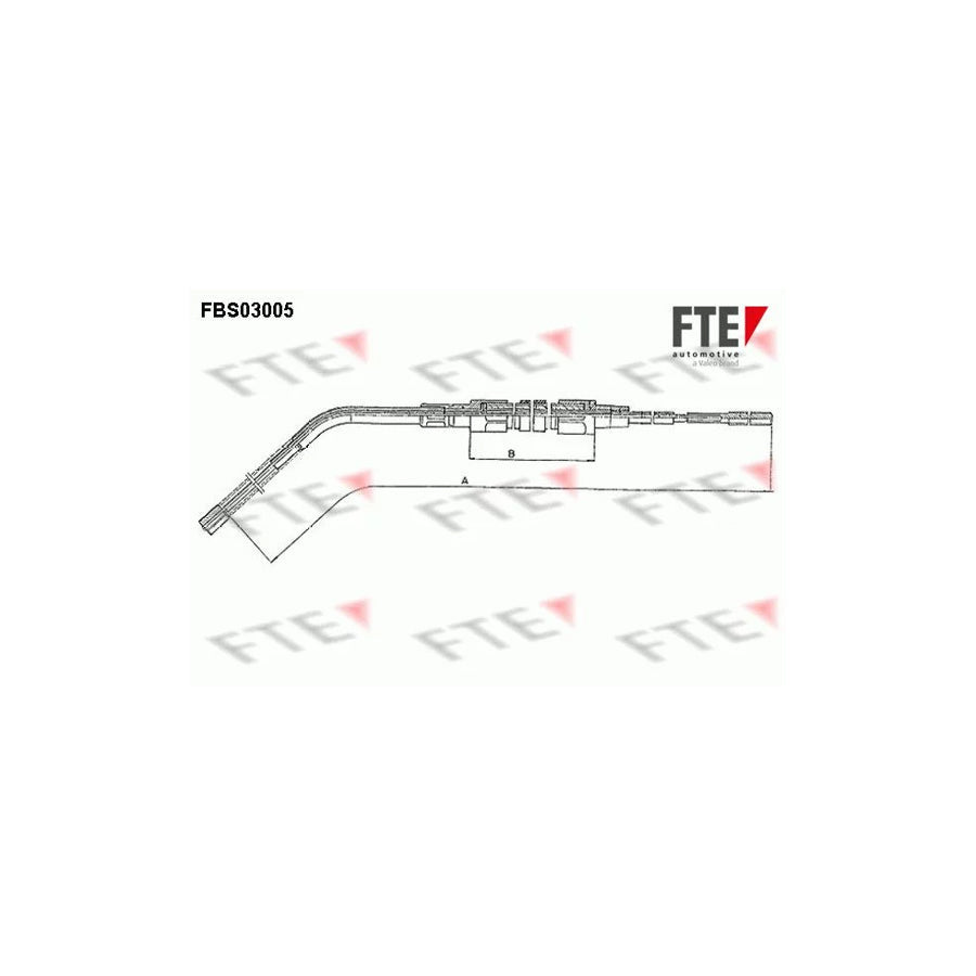 FTE 9250103 Hand Brake Cable for BMW 3 Series