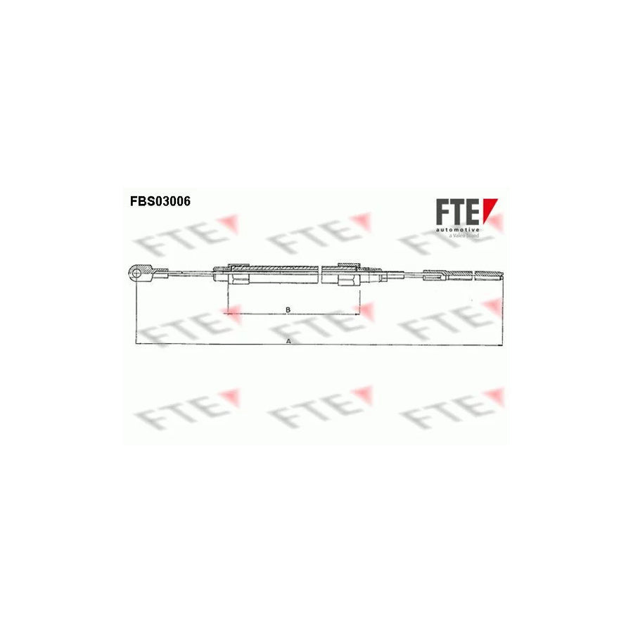 FTE 9250104 Hand Brake Cable for BMW 3 Series