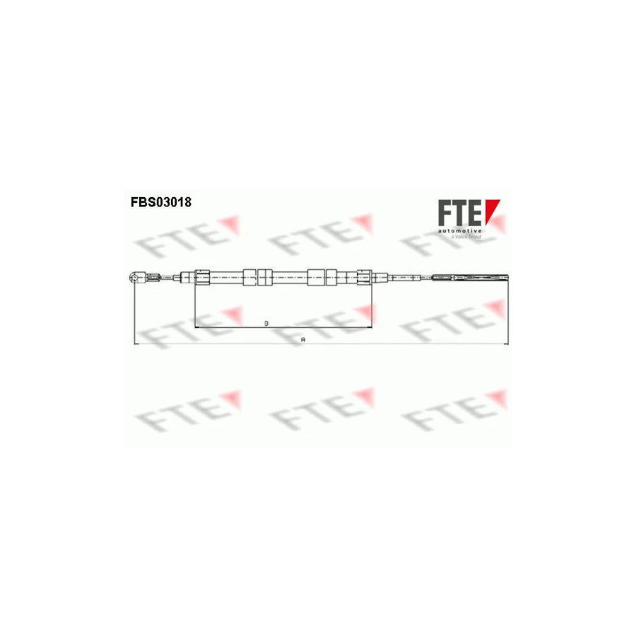 FTE 9250107 Hand Brake Cable for BMW Z3