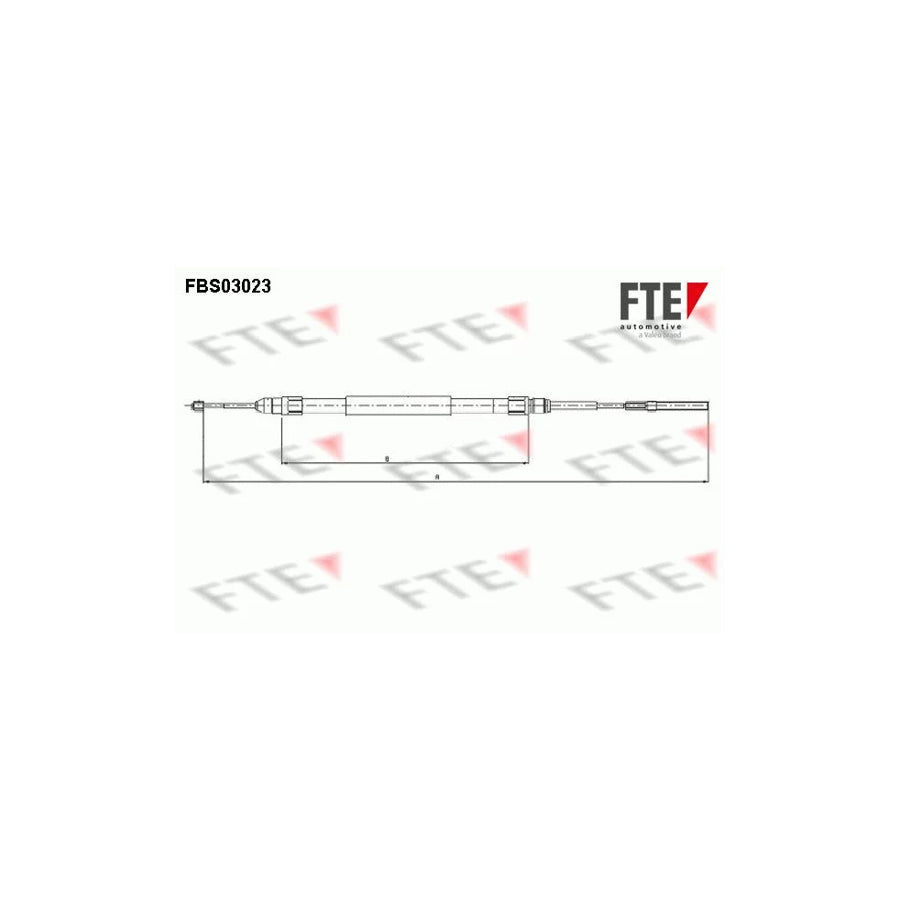 FTE 9250112 Hand Brake Cable for BMW 5 Series