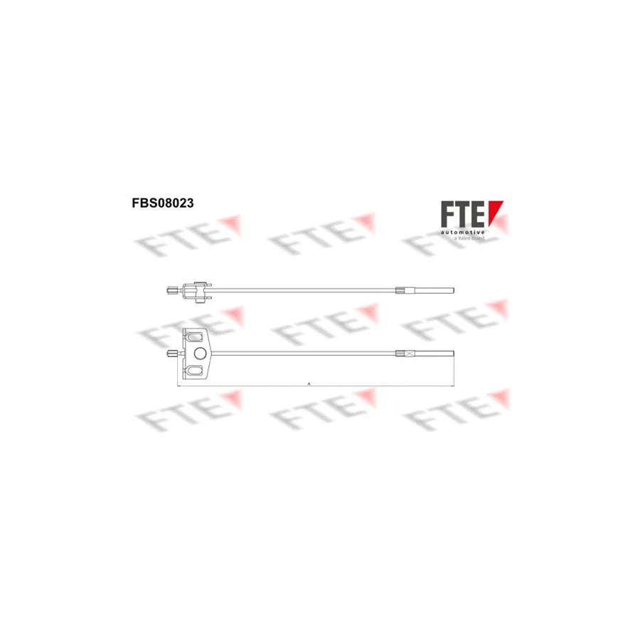 FTE 9250229 Hand Brake Cable for Nissan X-Trail (T31)
