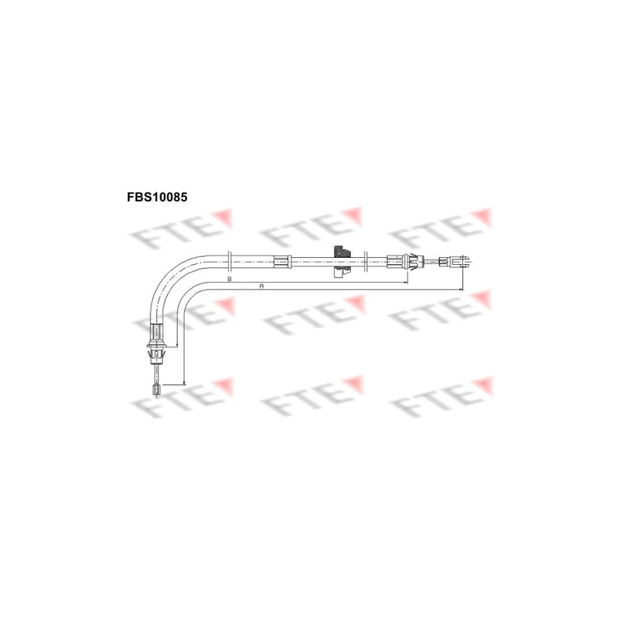 FTE 9250376 Hand Brake Cable for Ford Transit