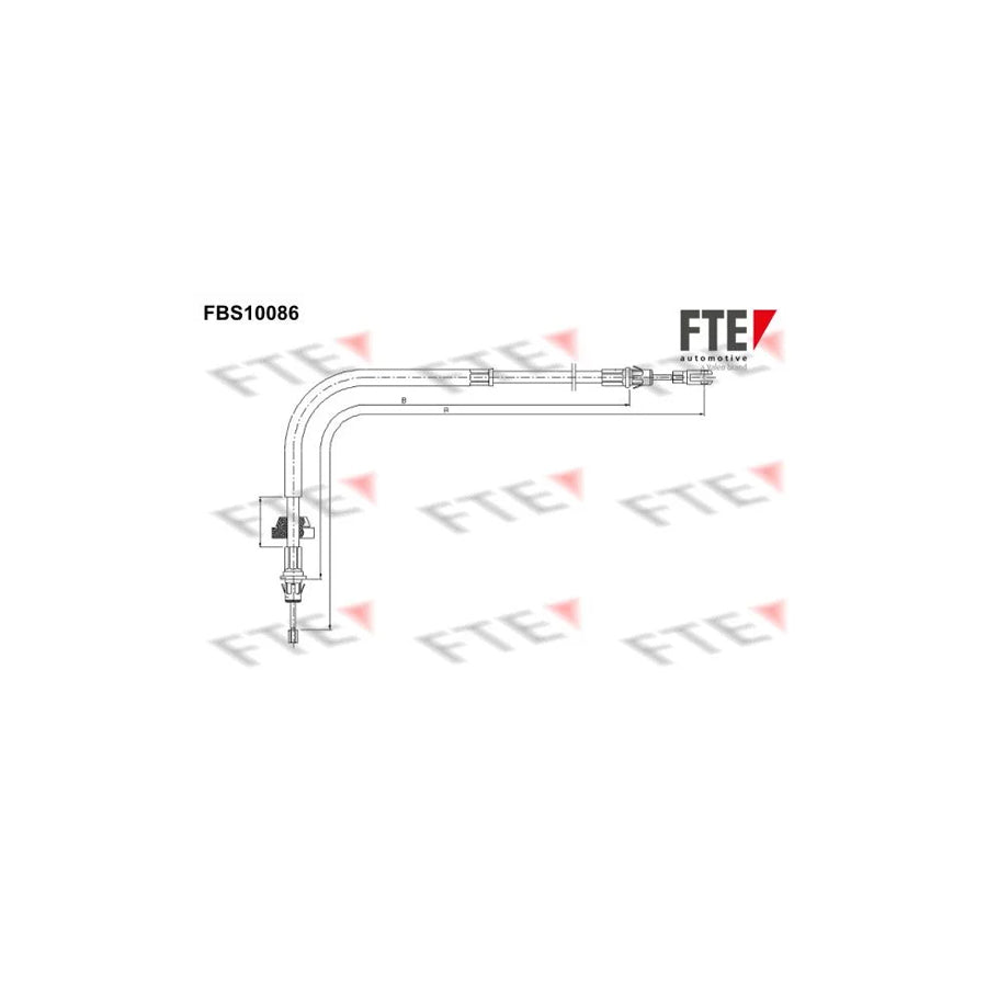 FTE 9250377 Hand Brake Cable for Ford Transit