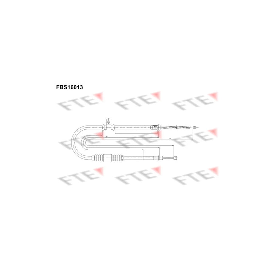 FTE 9250417 Hand Brake Cable