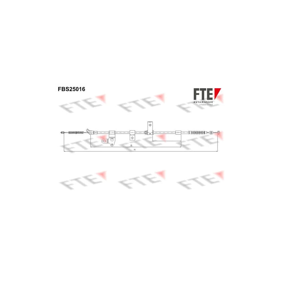 FTE 9250605 Hand Brake Cable for Toyota Prius II Liftback (Xw20)
