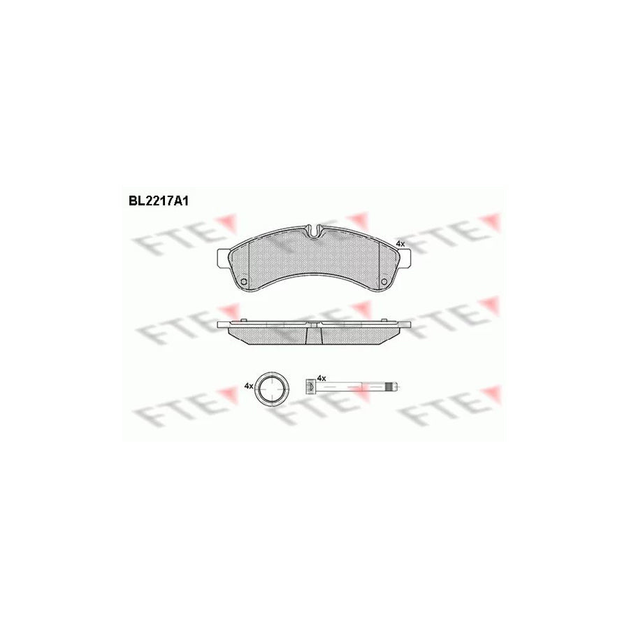 FTE 9500003 Brake Pad Set