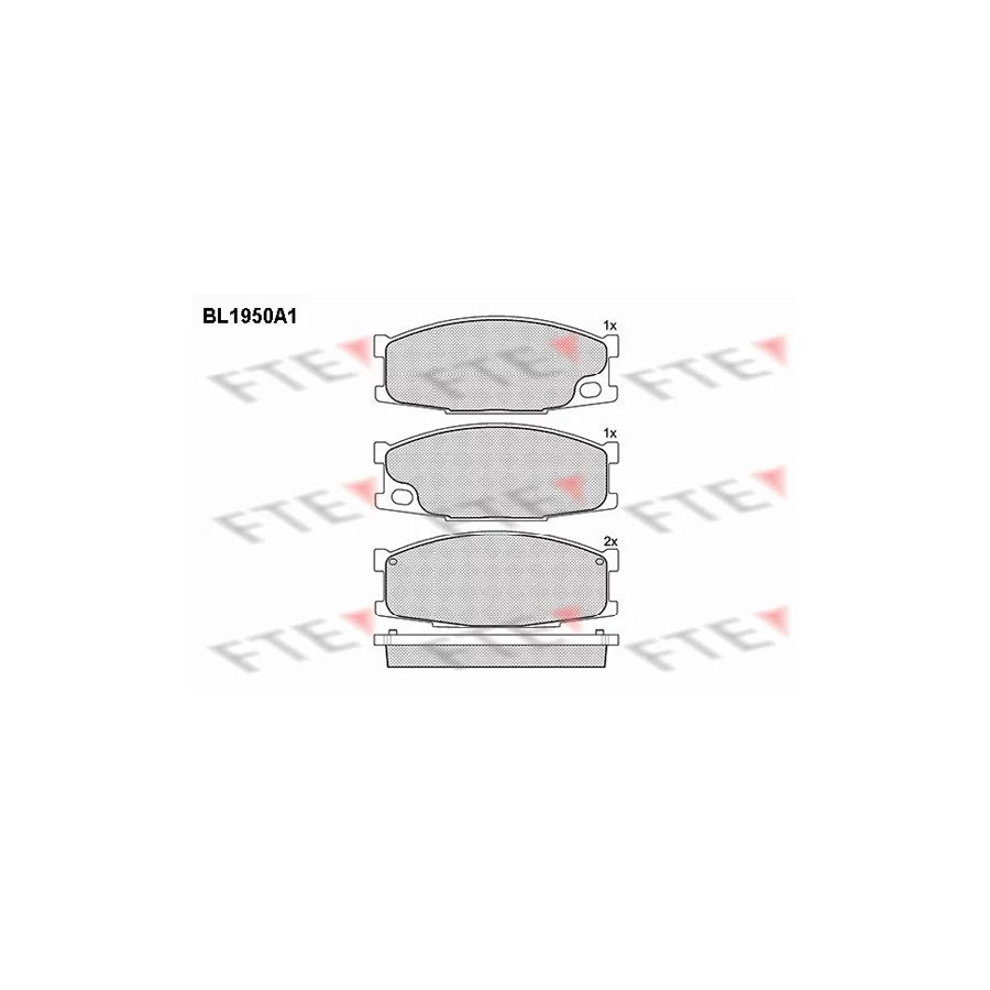 FTE 9500065 Brake Pad Set