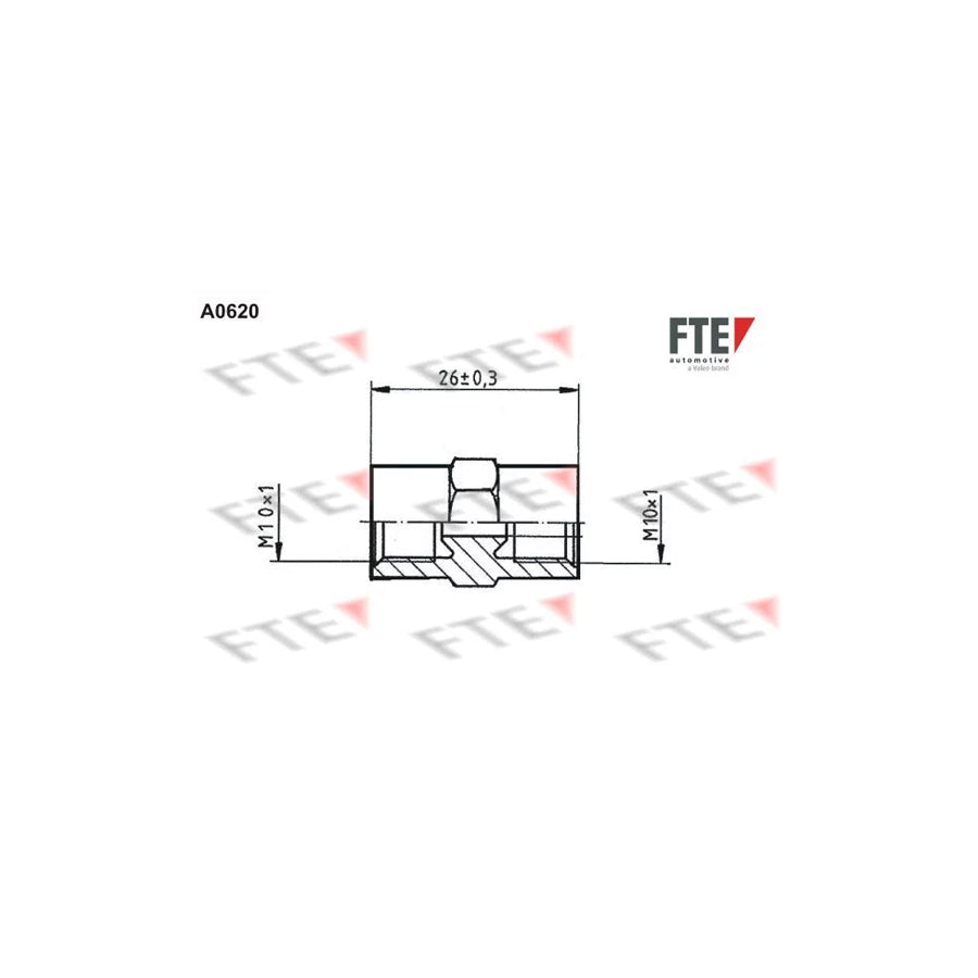 FTE A0620 Adapter, Brake Lines