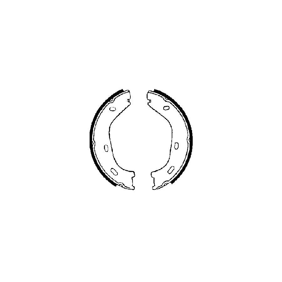 FTE Bb1018A6 Handbrake Shoes