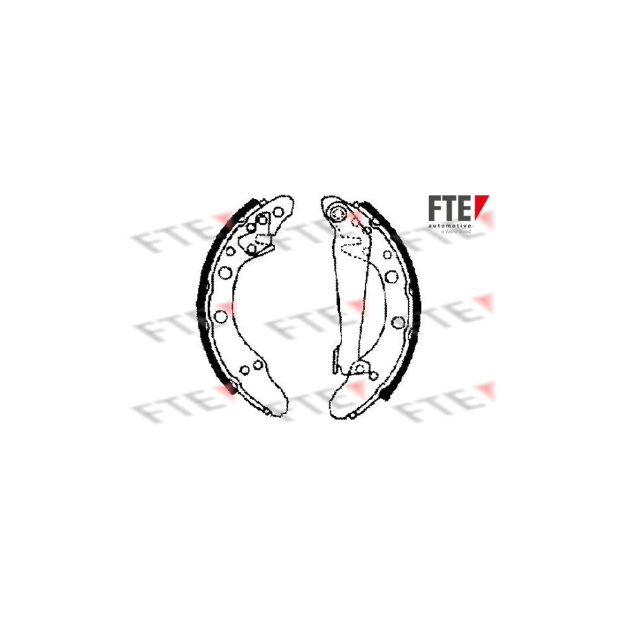 FTE Bb1032A1 Brake Shoe Set