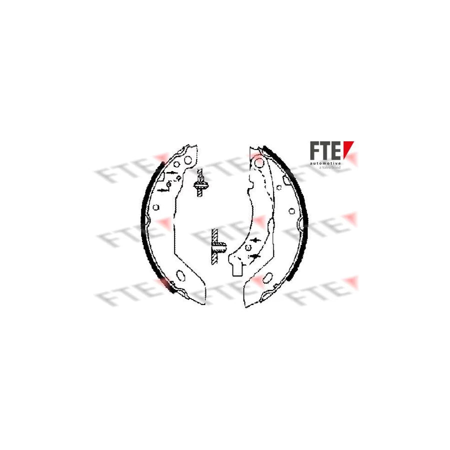 FTE Bb1044A2 Brake Shoe Set