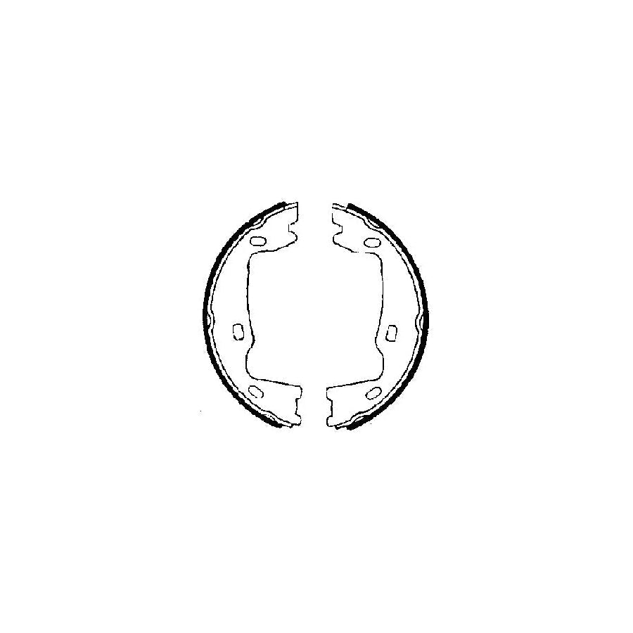 FTE Bb1098A5 Handbrake Shoes