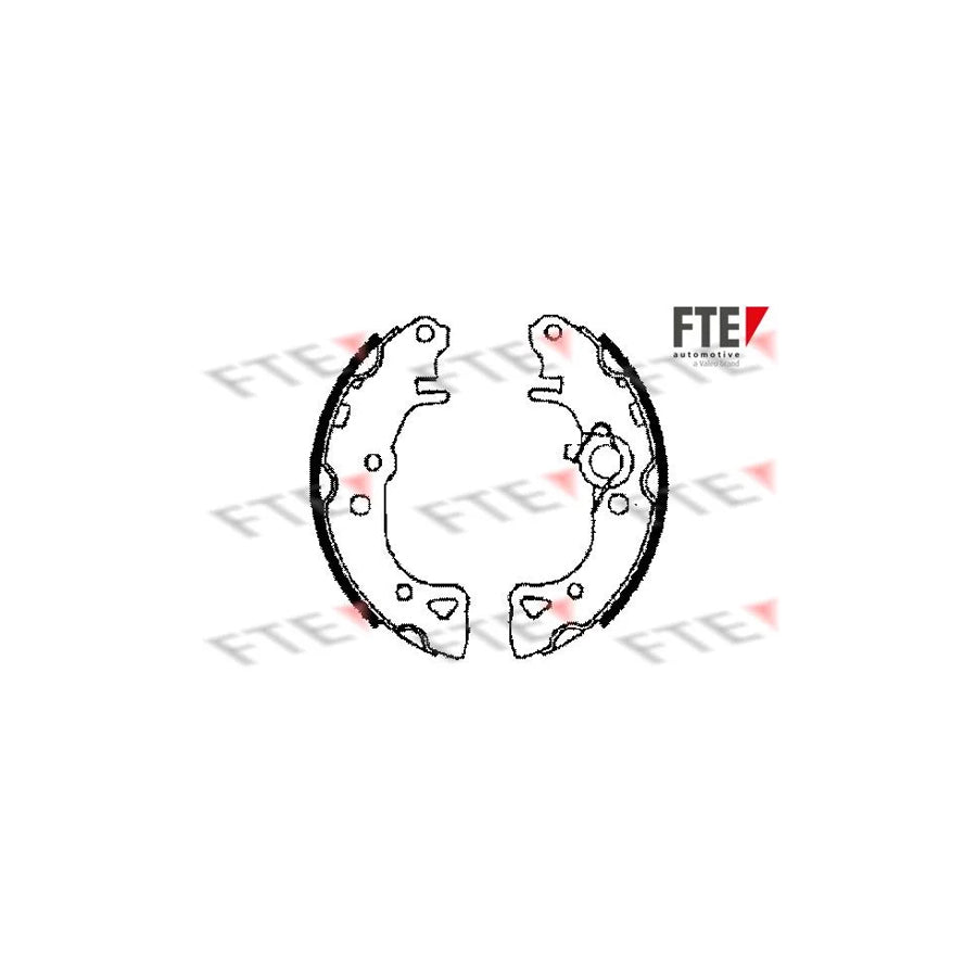 FTE Bb1099A2 Brake Shoe Set