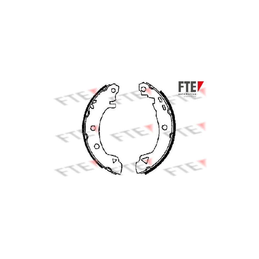 FTE Bb1105A2 Brake Shoe Set