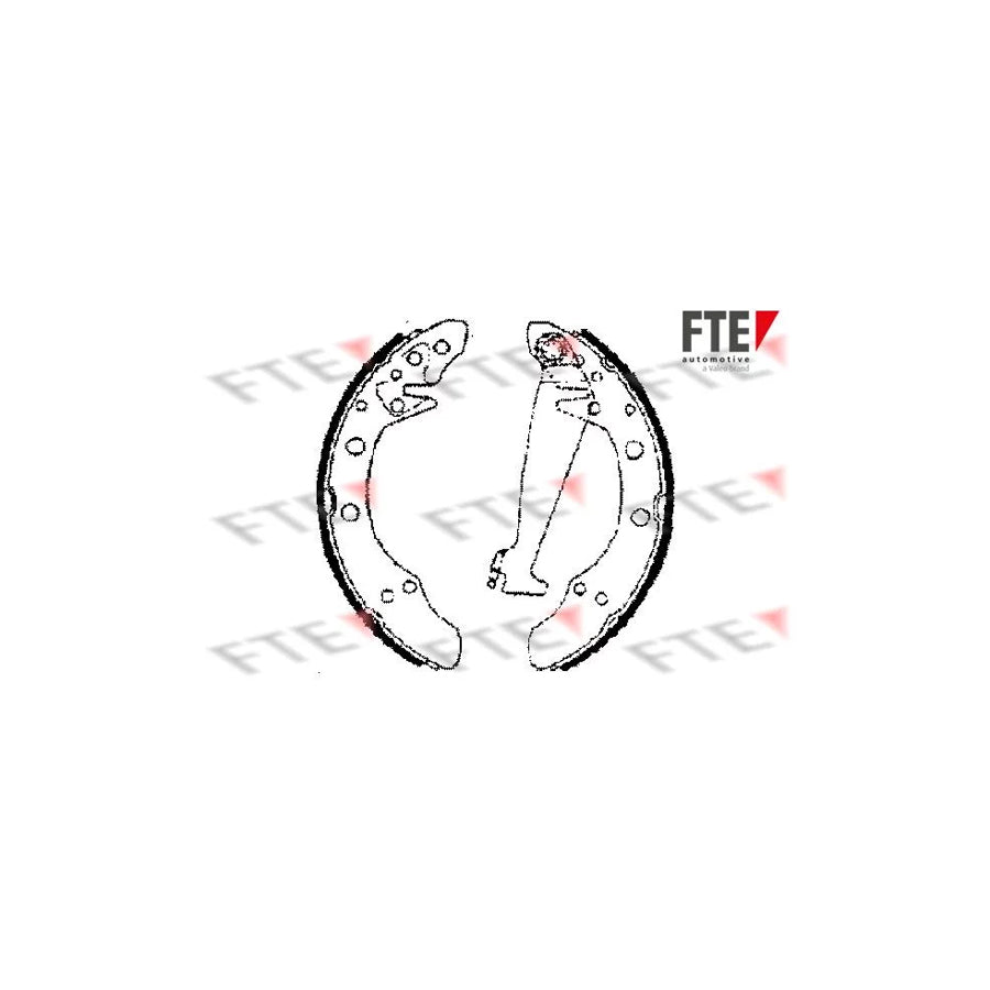 FTE Bb1132A1 Brake Shoe Set