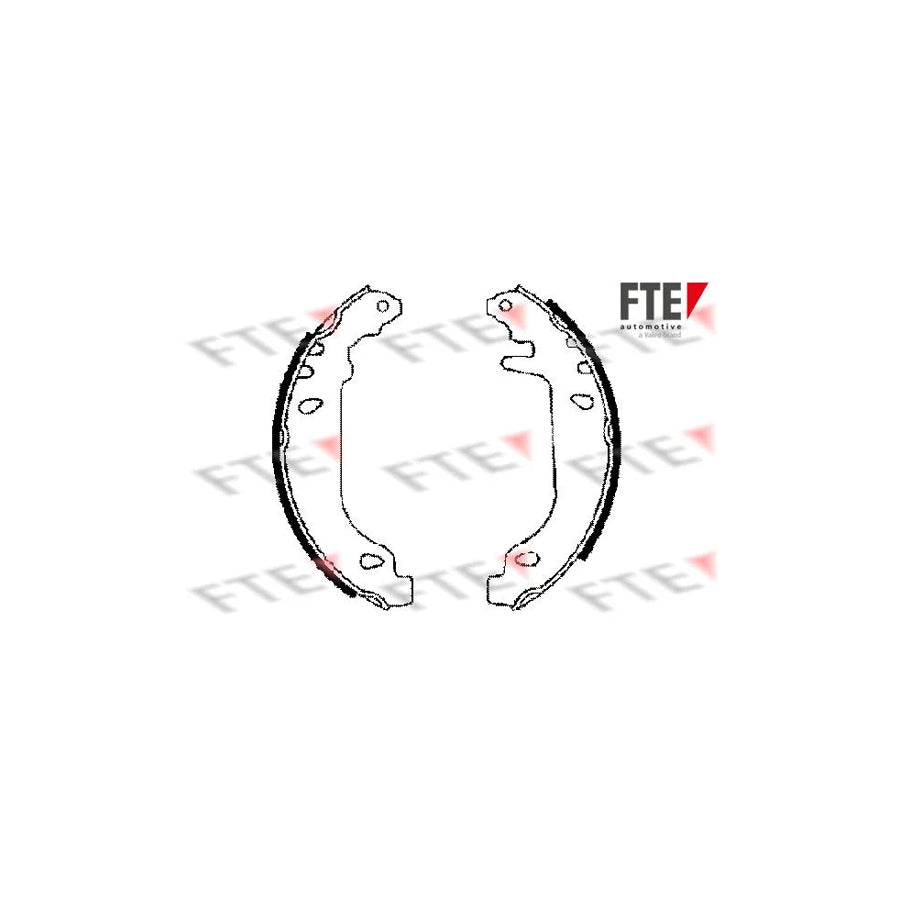 FTE Bb1136A2 Brake Shoe Set