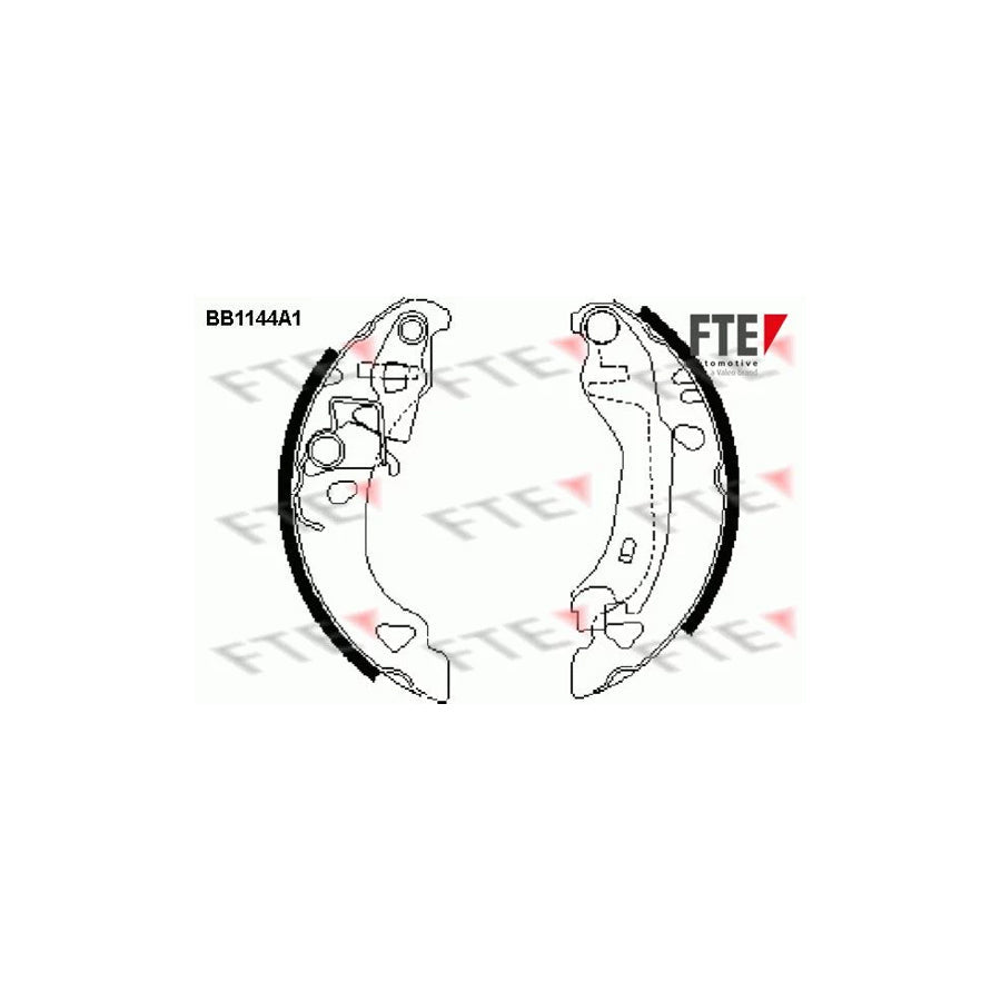 FTE Bb1144A1 Brake Shoe Set
