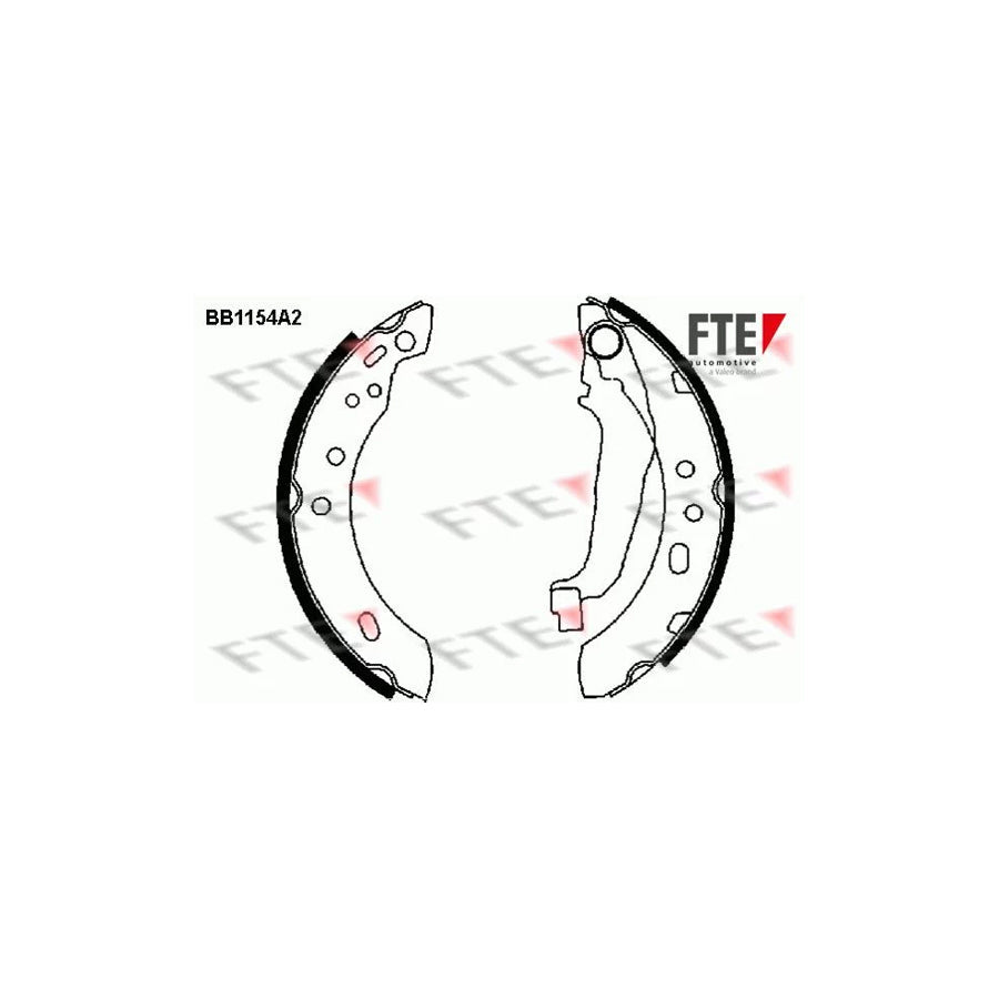 FTE Bb1154A2 Brake Shoe Set