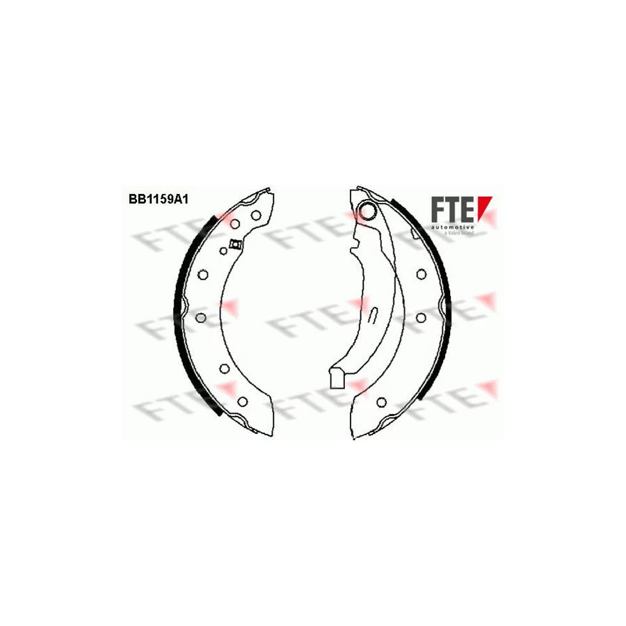 FTE Bb1159A1 Brake Shoe Set