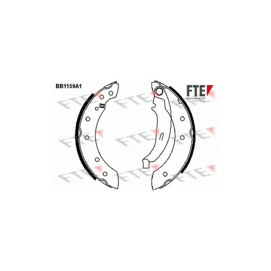 FTE Bb1159A1 Brake Shoe Set