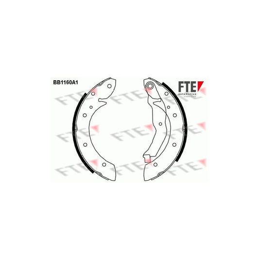 FTE Bb1160A1 Brake Shoe Set