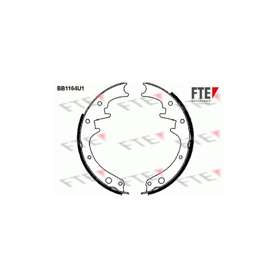 FTE Bb1164U1 Brake Shoe Set