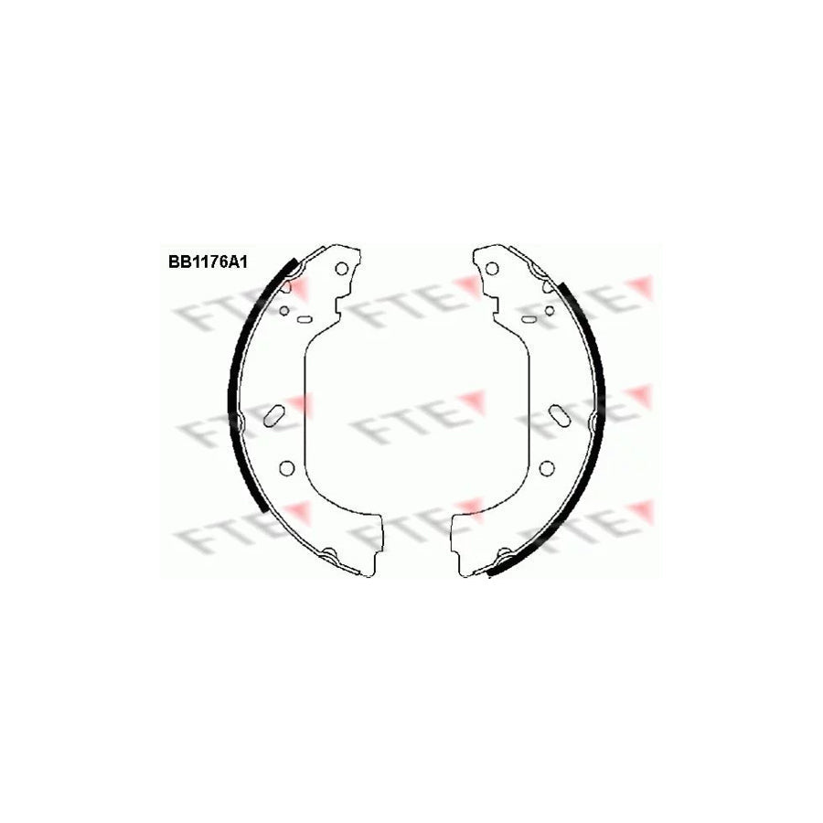FTE Bb1176A1 Brake Shoe Set