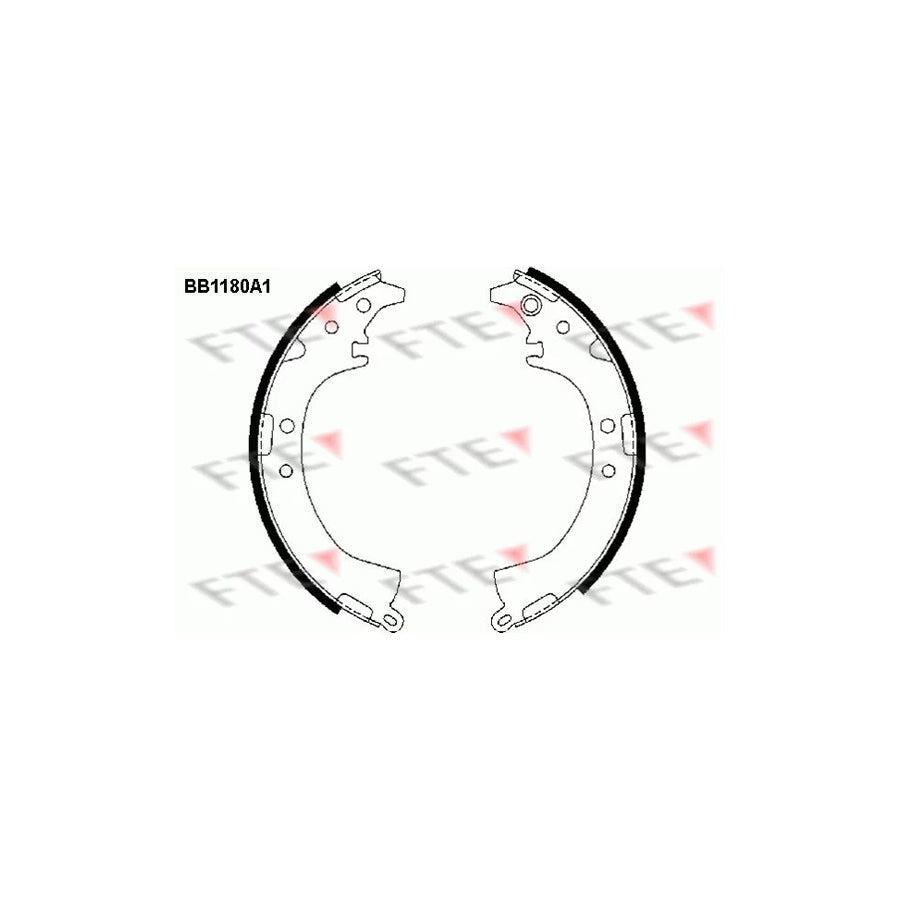 FTE Bb1180A1 Brake Shoe Set