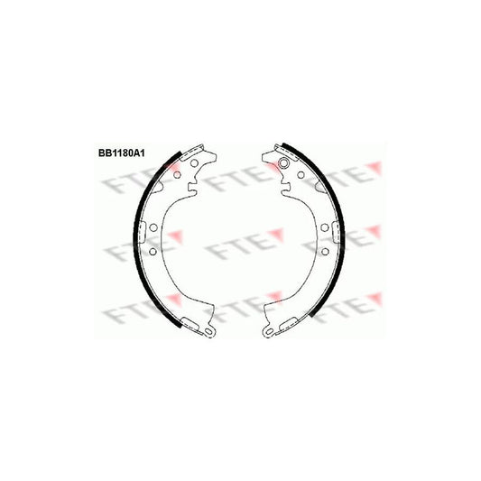 FTE Bb1180A1 Brake Shoe Set