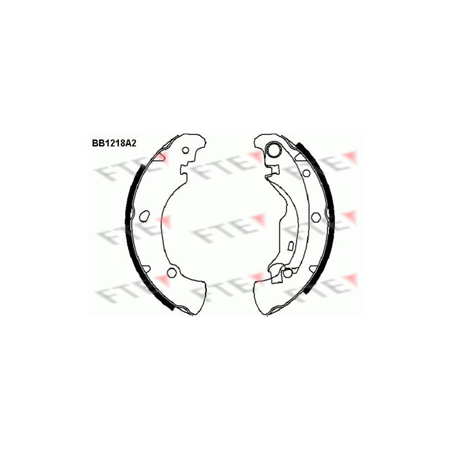 FTE Bb1218A2 Brake Shoe Set