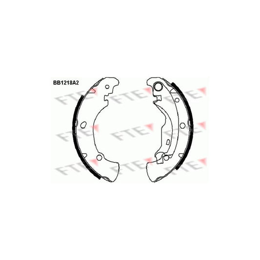 FTE Bb1218A2 Brake Shoe Set