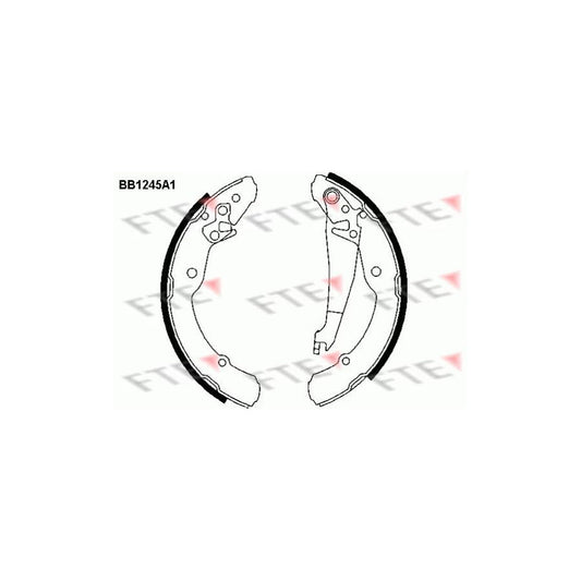 FTE Bb1245A1 Brake Shoe Set