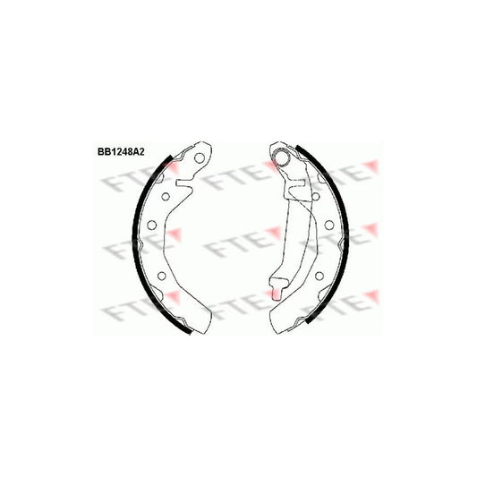 FTE Bb1248A2 Brake Shoe Set