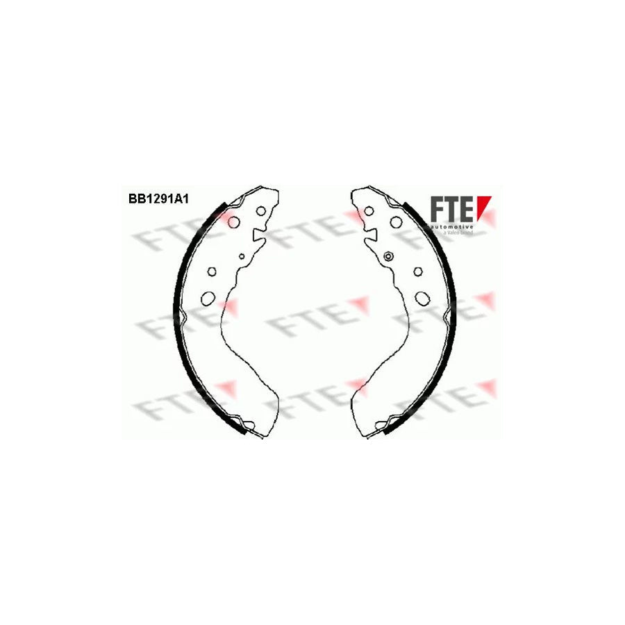 FTE Bb1291A1 Brake Shoe Set for Suzuki Vitara