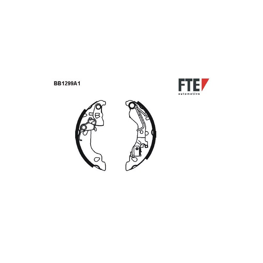 FTE Bb1299A1 Brake Shoe Set for Fiat Punto II Hatchback (188)