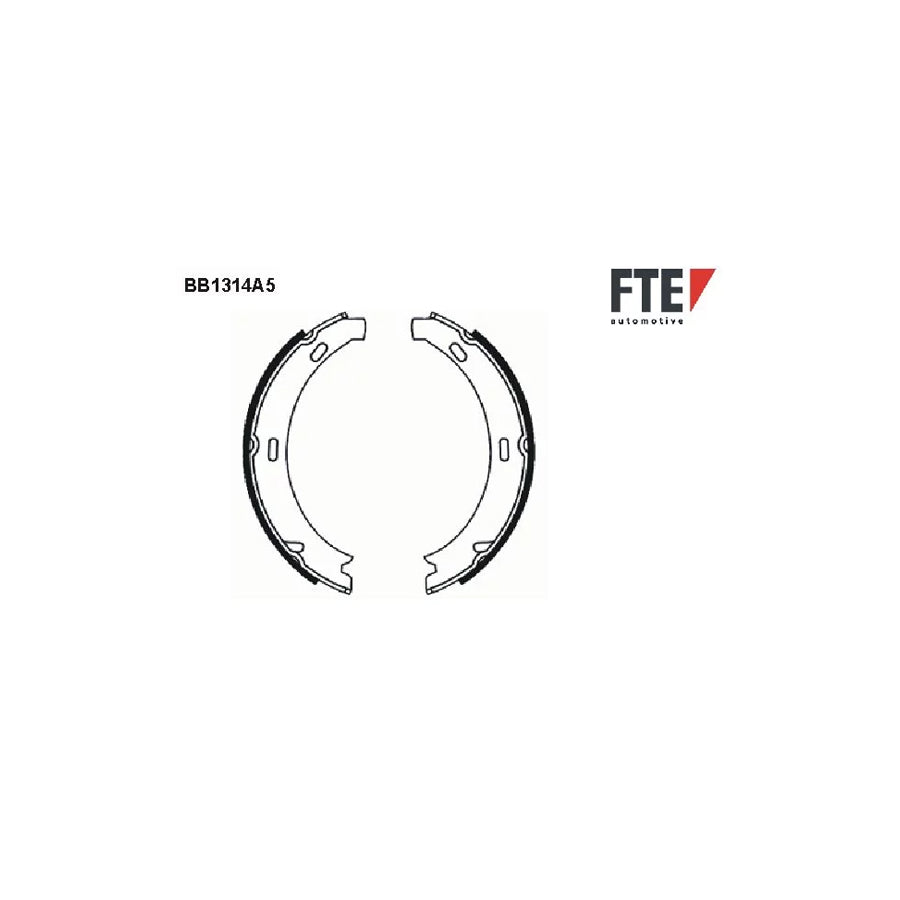 FTE Bb1314A5 Handbrake Shoes Suitable for Mercedes-Benz E-Class T-Modell (S210)
