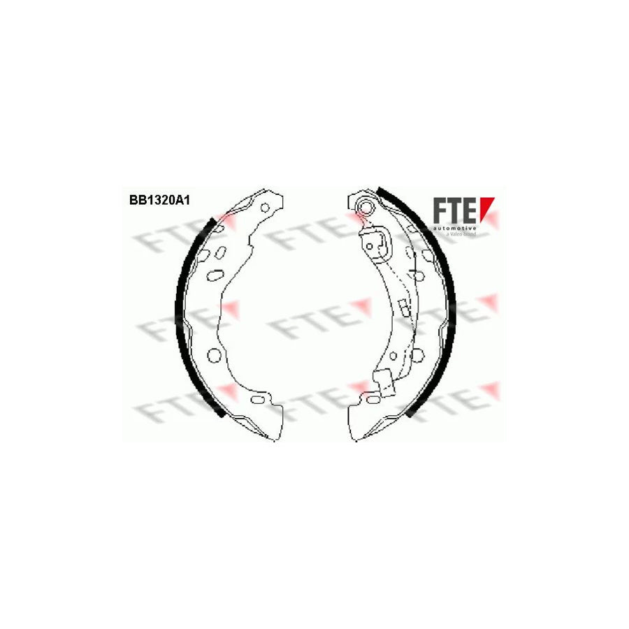 FTE Bb1320A1 Brake Shoe Set
