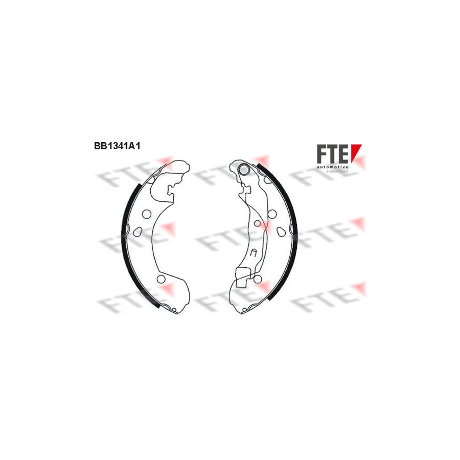 FTE Bb1341A1 Brake Shoe Set