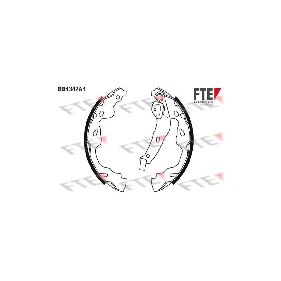 FTE Bb1342A1 Brake Shoe Set