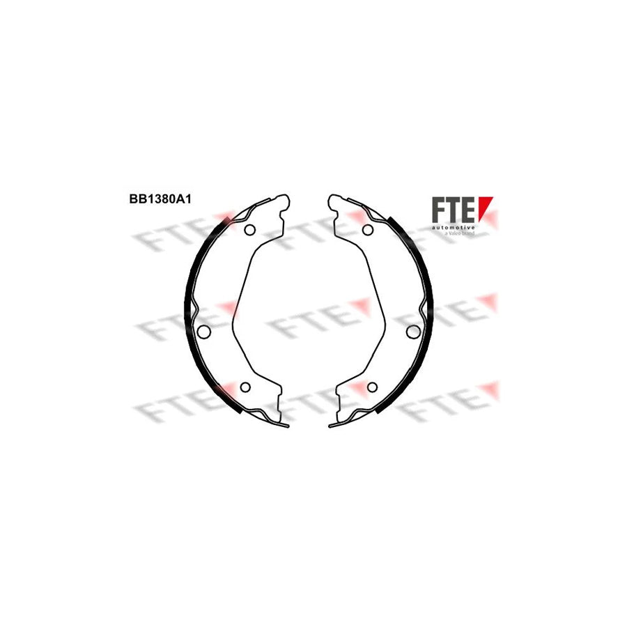 FTE Bb1380A1 Handbrake Shoes for KIA Sorento I (Jc)