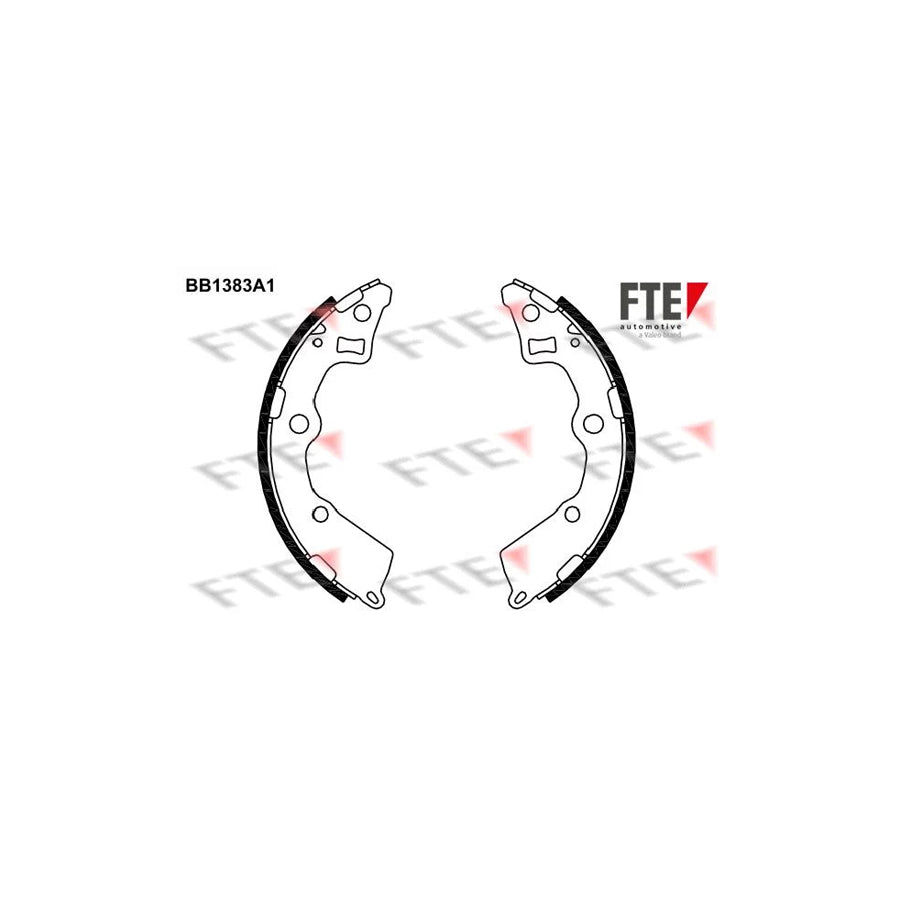 FTE Bb1383A1 Brake Shoe Set for KIA Picanto I (Sa)