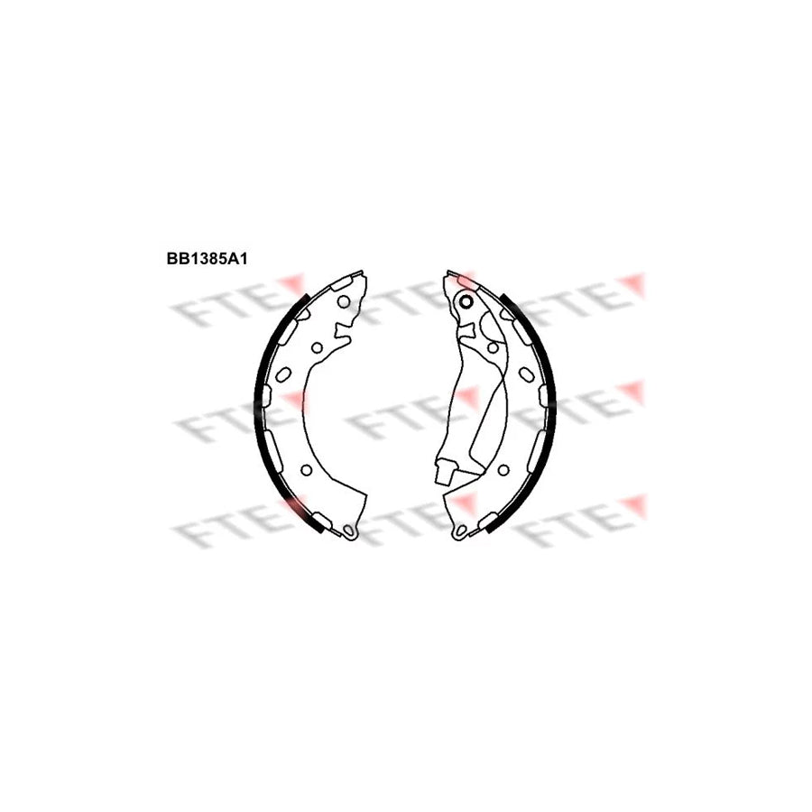 FTE Bb1385A1 Brake Shoe Set