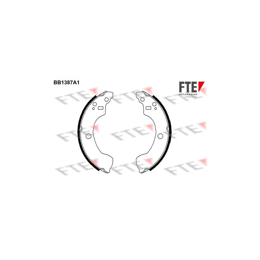 FTE Bb1387A1 Brake Shoe Set