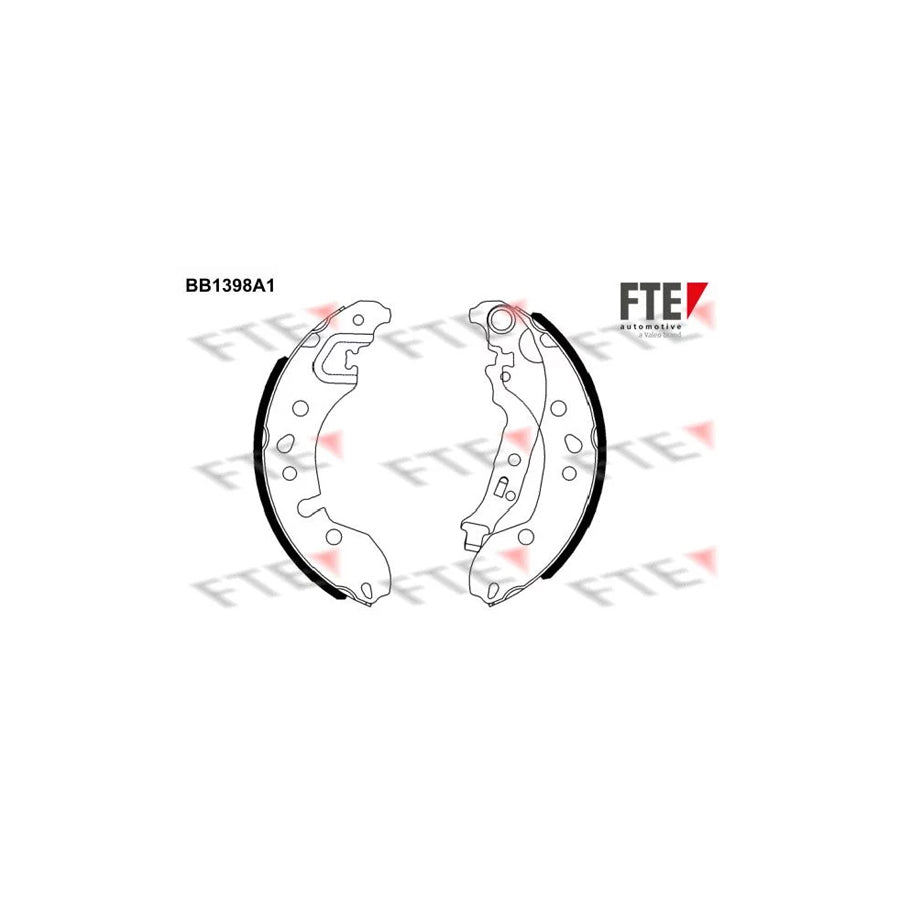 FTE Bb1398A1 Brake Shoe Set