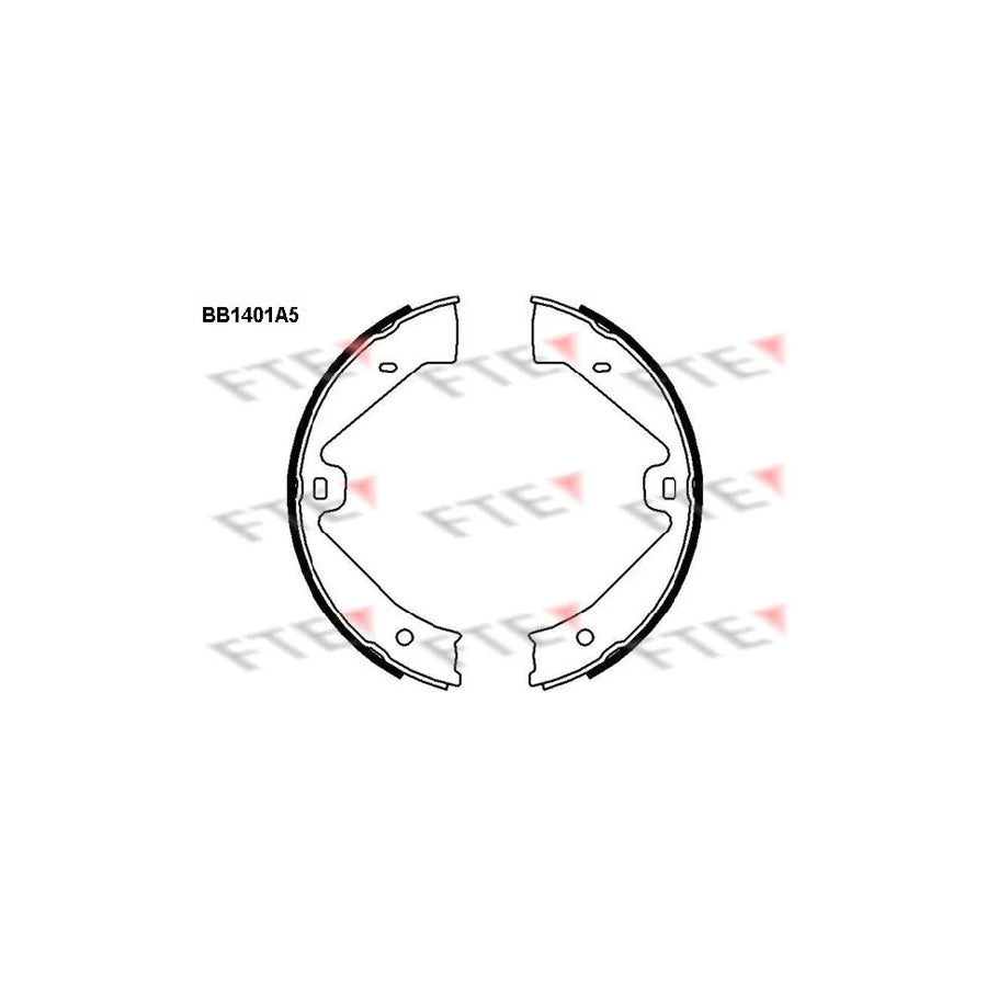 FTE Bb1401A5 Handbrake Shoes
