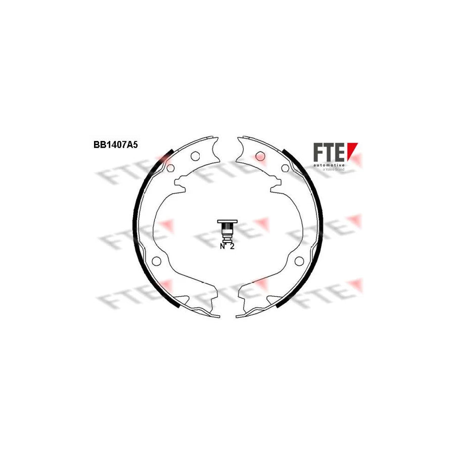 FTE Bb1407A5 Handbrake Shoes