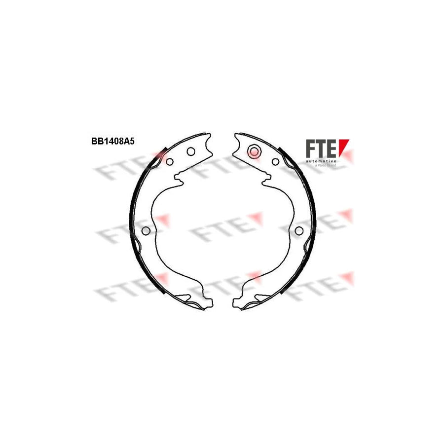 FTE Bb1408A5 Handbrake Shoes